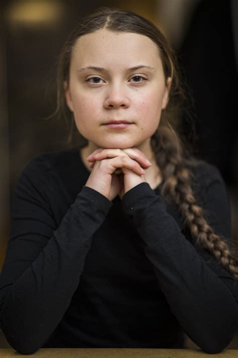 greta thunberg portrait